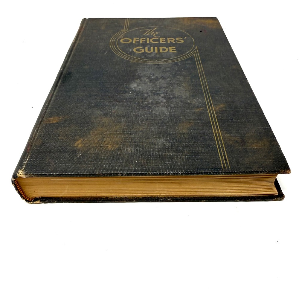 1942 The Officers Guide 8th Edition US Army Military Reference Book Hardcover - Picture 2 of 13